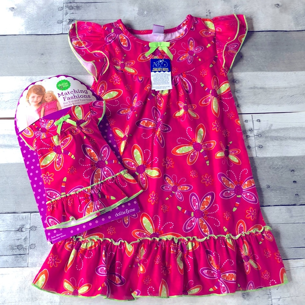 Dollie & me matching pajama set